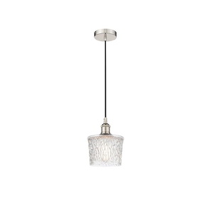 Niagra - 1 Light Cord Hung Mini Pendant In Industrial Style-9.25 Inches Tall and 6.5 Inches Wide - 1289757