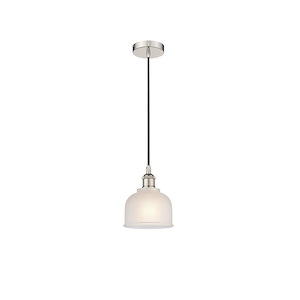 Dayton - 1 Light Cord Hung Mini Pendant In Industrial Style-9.25 Inches Tall and 5.5 Inches Wide