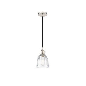 Brookfield - 1 Light Cord Hung Mini Pendant In Industrial Style-9.75 Inches Tall and 5.75 Inches Wide