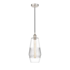 Windham - 1 Light Cord Hung Mini Pendant In Modern Style-16.75 Inches Tall and 7 Inches Wide - 1289740