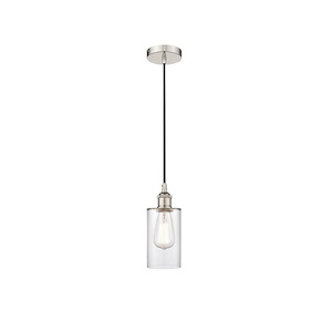 Clymer - 1 Light Cord Hung Mini Pendant In Modern Style-9.63 Inches Tall and 3.88 Inches Wide