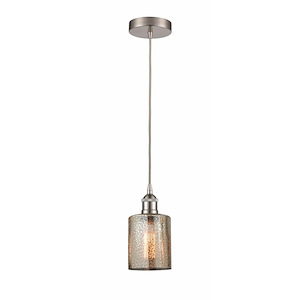 Cobbleskill - 1 Light Mini Pendant In Industrial Style-9.75 Inches Tall and 5 Inches Wide
