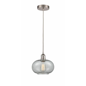 Gorham - 1 Light Cord Hung Mini Pendant In Industrial Style-10.75 Inches Tall and 9.5 Inches Wide