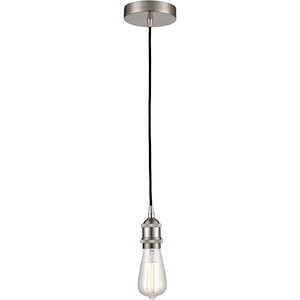Edison - 100W 1 LED Cord Hung Mini Pendant-3.25 Inch Tall and 4.75 Inch Wide - 1426402