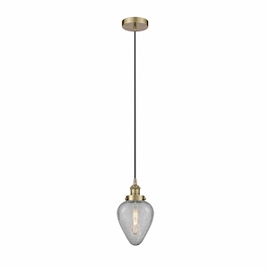 Geneseo - 1 Light Cord Hung Mini Pendant In Modern Style-10 Inches Tall and 6.5 Inches Wide - 1311296