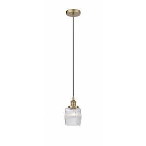 Colton - 1 Light Mini Pendant In Traditional Style-9.75 Inches Tall and 5.5 Inches Wide - 1289835