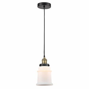 Canton - 1 Light Mini Pendant In Industrial Style-11 Inches Tall and 6 Inches Wide - 1289804