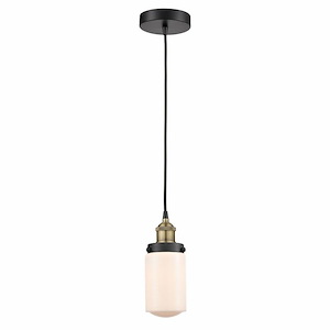 Dover - 1 Light Mini Pendant In Traditional Style-10.25 Inches Tall and 4.5 Inches Wide - 1289771