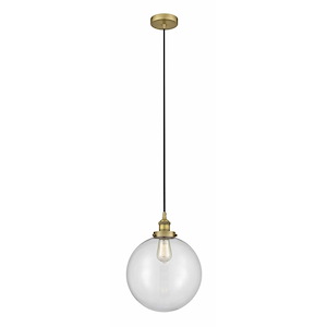 Beacon - 1 Light Mini Pendant In Industrial Style-15.5 Inches Tall and 12 Inches Wide - 1289777