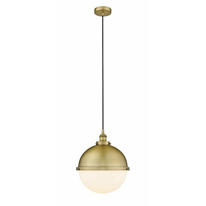 Hampden - 1 Light Cord Hung Mini Pendant In Modern Style-16.5 Inches Tall and 13 Inches Wide