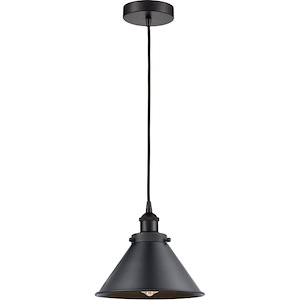 Briarcliff - 100W 1 LED Cord hung Mini Pendant-8.5 Inch Tall and 10 Inch Wide - 1426461