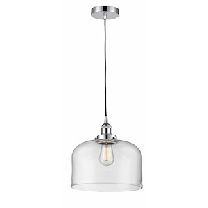 Bell - 1 Light Mini Pendant In Industrial Style-11.75 Inches Tall and 12 Inches Wide - 1289837