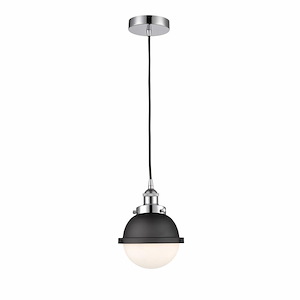 Hampden - 1 Light Cord Hung Mini Pendant In Modern Style-10 Inches Tall and 7.25 Inches Wide