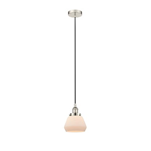 Fulton - 1 Light Mini Pendant In Industrial Style-9 Inches Tall and 6.75 Inches Wide