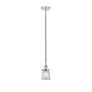 Canton - 1 Light Mini Pendant In Industrial Style-9.25 Inches Tall and 5.25 Inches Wide