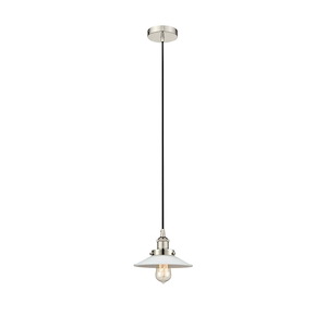 Halophane - 1 Light Mini Pendant In Industrial Style-5.75 Inches Tall and 9 Inches Wide