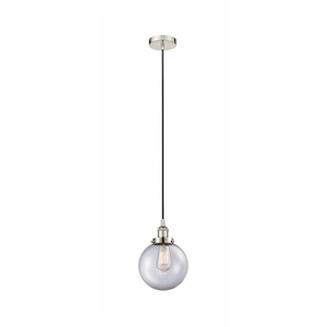 Beacon - 1 Light Mini Pendant In Industrial Style-11.5 Inches Tall and 8 Inches Wide - 1289791