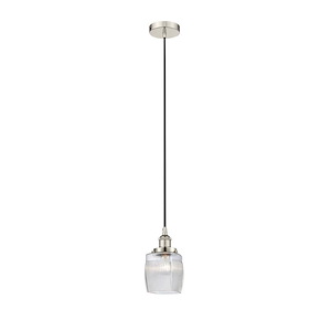 Colton - 1 Light Mini Pendant In Traditional Style-9.75 Inches Tall and 5.5 Inches Wide