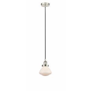 Olean - 1 Light Mini Pendant In Industrial Style-8.75 Inches Tall and 6.75 Inches Wide