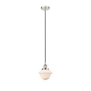Oxford - 1 Light Mini Pendant In Traditional Style-9.5 Inches Tall and 7.5 Inches Wide