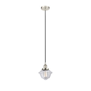 Oxford - 1 Light Mini Pendant In Traditional Style-9.5 Inches Tall and 7.5 Inches Wide