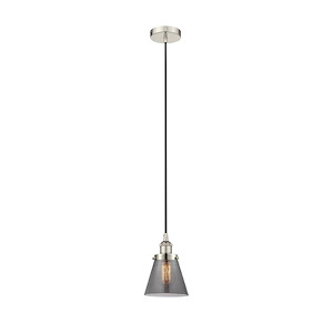 Cone - 1 Light Mini Pendant In Industrial Style-9.5 Inches Tall and 6.25 Inches Wide - 1289773