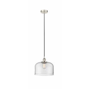 Bell - 1 Light Mini Pendant In Industrial Style-11.75 Inches Tall and 12 Inches Wide