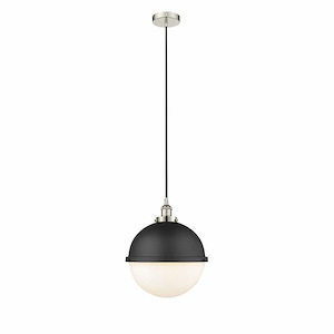 Hampden - 1 Light Cord Hung Mini Pendant In Modern Style-16.5 Inches Tall and 13 Inches Wide - 1289774