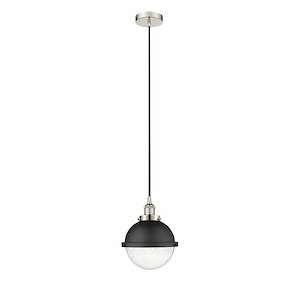 Hampden - 1 Light Cord Hung Mini Pendant In Modern Style-12.5 Inches Tall and 9 Inches Wide - 1289838