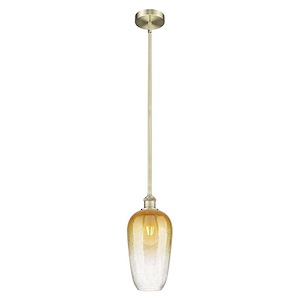 Brookhaven Flute - 1 Light Edison Stem Hung Mini Pendant-14.5 Inch Tall and 7 Inch Wide - 1387776