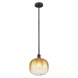 Brookhaven Sphere - 1 Light Edison Stem Hung Mini Pendant-11.5 Inch Tall and 10.5 Inch Wide - 1387775