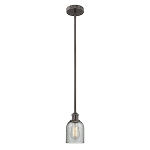 Caledonia - 1 Light Stem Hung Mini Pendant-8.5 Inch Tall and 5 Inch Wide - 1426489