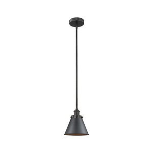 Appalachian - 1 Light Stem Hung Mini Pendant-8.63 Inch Tall and 8 Inch Wide - 1426479