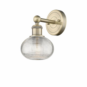 Ithaca - 1 Light Wall Sconce In Industrial Style-9.25 Inches Tall and 6 Inches Wide - 1330289