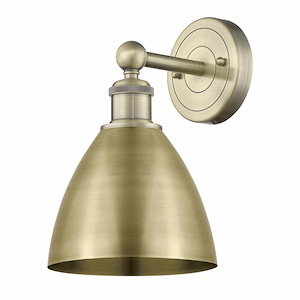 Metal Bristol - 1 Light Wall Sconce In Industrial Style-12 Inches Tall and 7.5 Inches Wide - 1316797