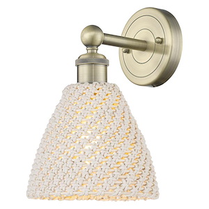 Bristol Natural - 1 Light Wall Sconce-11.75 Inch Tall and 7.5 Inch Wide - 1387782