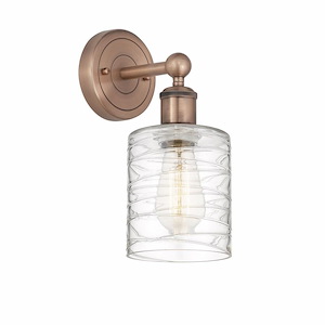 Cobbleskill - 1 Light Wall Sconce In Industrial Style-11.5 Inches Tall and 5 Inches Wide
