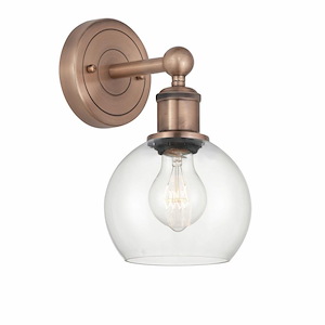 Athens - 1 Light Wall Sconce In Industrial Style-10.63 Inches Tall and 6 Inches Wide - 1316731