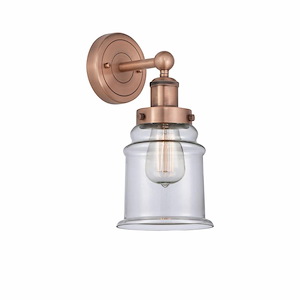 Canton - 1 Light Wall Sconce In Industrial Style-12.75 Inches Tall and 6 Inches Wide