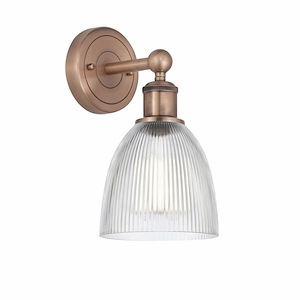 Castile - 1 Light Wall Sconce In Industrial Style-11.5 Inches Tall and 6 Inches Wide - 1316807