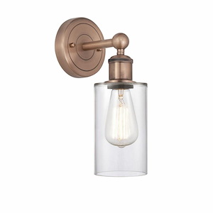 Clymer - 1 Light Wall Sconce In Modern Style-11.38 Inches Tall and 3.88 Inches Wide