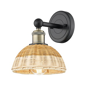 Bristol Natural II - 1 Light Wall Sconce-12 Inch Tall and 7.5 Inch Wide - 1387768