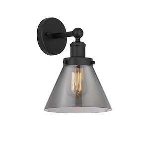 Cone - 1 Light Wall Sconce In Industrial Style-11.5 Inches Tall and 7.75 Inches Wide