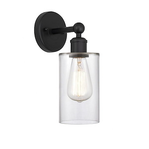 Clymer - 1 Light Wall Sconce In Art Deco Style-11.38 Inches Tall and 3.88 Inches Wide - 1289826