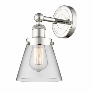Cone - 1 Light Wall Sconce In Industrial Style-10 Inches Tall and 6.5 Inches Wide - 1316756