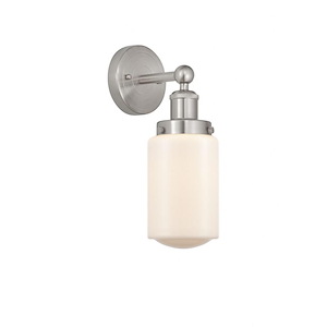 Dover - 1 Light Wall Sconce In Industrial Style-10 Inches Tall and 6.5 Inches Wide