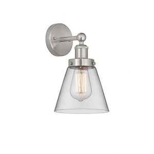 Cone - 1 Light Wall Sconce In Industrial Style-10 Inches Tall and 6.5 Inches Wide