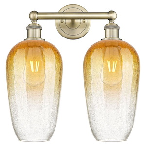 Brookhaven Flute - 2 Light Bath Vanity-17.25 Inch Tall and 16 Inch Wide - 1387838