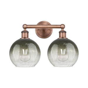 Brookhaven Globe - 2 Light Bath Vanity-12 Inch Tall and 17 Inch Wide - 1387764