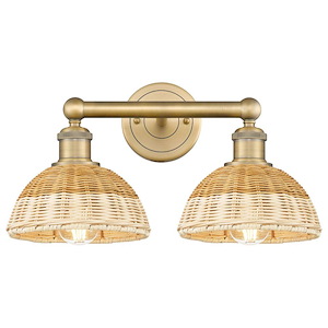 Bristol Natural II - 2 Light Bath Vanity-12 Inch Tall and 17 Inch Wide - 1387834